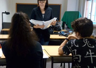 Lezione alla scuola Leon Battista Alberti