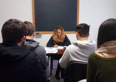 Lezione alla scuola Leon Battista Alberti